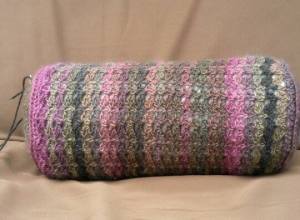 Classic Lace Bolster Test Pillow| From Home Crochet 